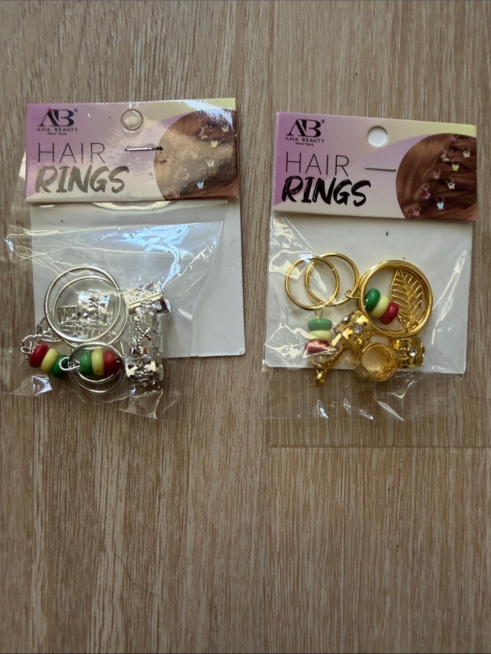 Hair Rings - Gold & Silver